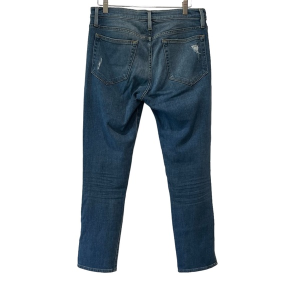 Frame ‘le boy’ straight jeans with zippers Perfect cropped jeans - Picture 3 of 9